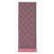 GG wool scarf pink grey