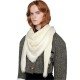 GG jacquard silk wool-blend cape white