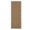 GG wool shawl webbing brown