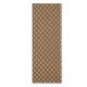 GG wool shawl webbing brown