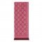 GG Jacquard Pattern Knit Wool Scarf Pink