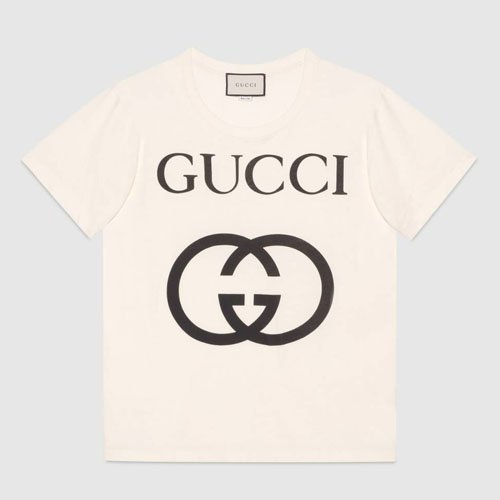 GG oversized T-shirt White