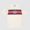 GG stripe print T-shirt White