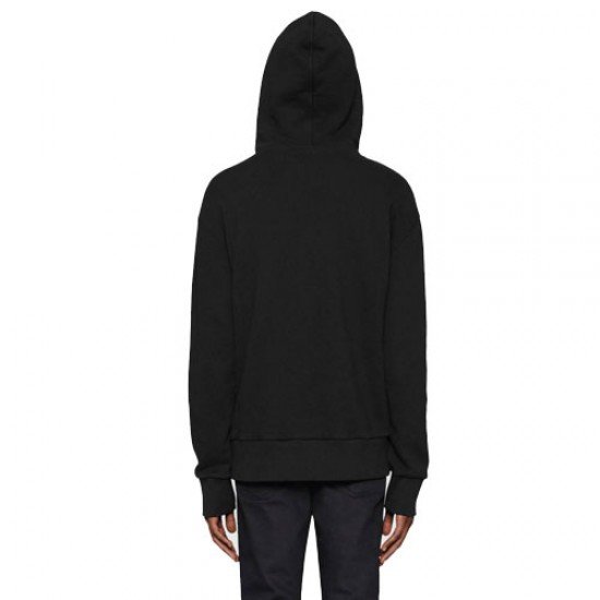 Hooded Sweatshirt with Interlocking GG Black