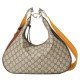 Gucci Attache Large Shoulder Bag Brown