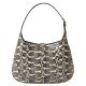 Jackie 1961 Python Small Bag Black White