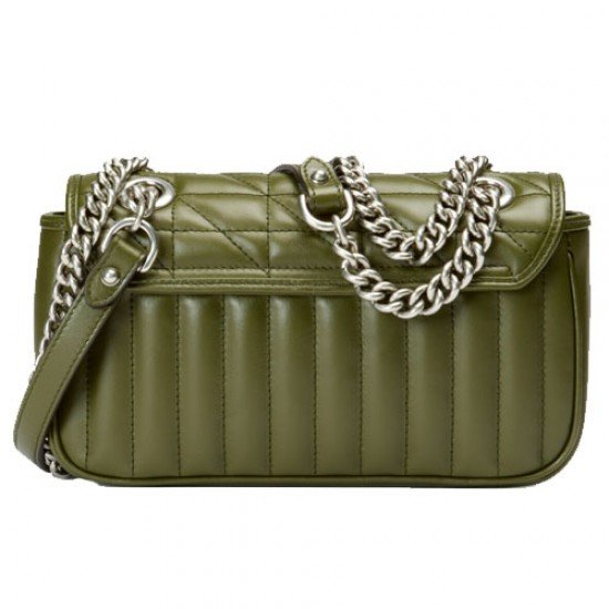 GG Marmont Mini Shoulder Bag Green