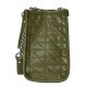 GG Marmont Small Quilted Tote Green