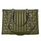 GG Marmont Small Quilted Tote Green