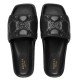 Women GG Quilted Slides Black