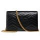 GG Marmont quilted mini bag black