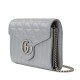 GG Marmont quilted mini bag grey