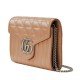 GG Marmont Quilted Mini Bag Light Brown