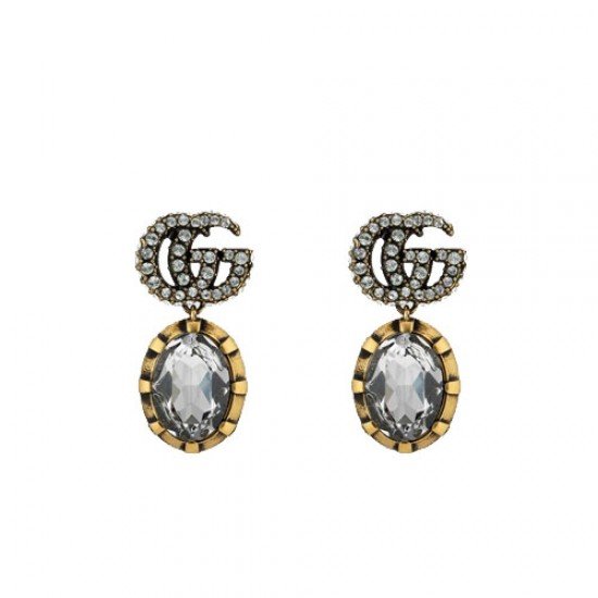 Crystal GG earrings 629659 J1D50 8066