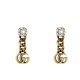 Crystal GG earrings 645683 J1D50 8062