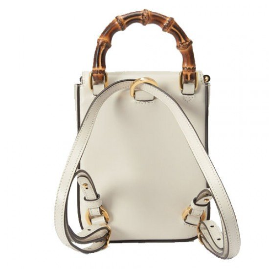 Gucci Bamboo Mini Bag Cream White