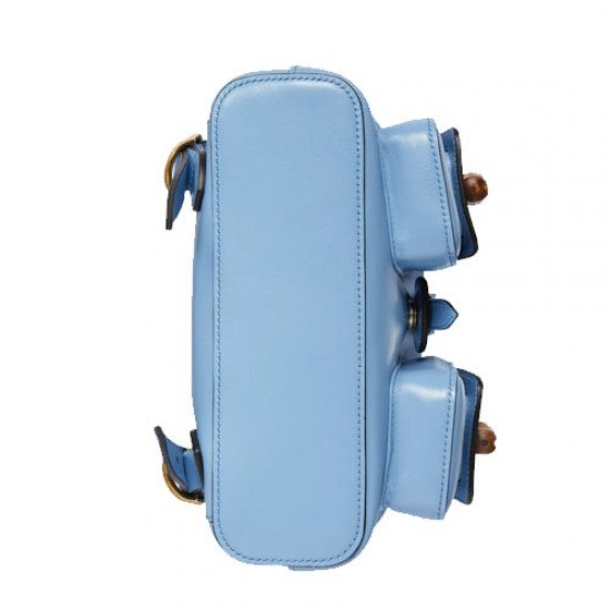 Bamboo small backpack sky blue