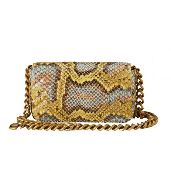 GG Marmont python belt bag