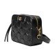 GG quilted leather shoulder bag black