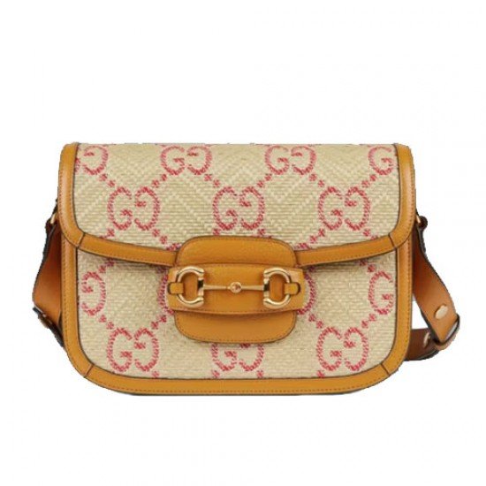 Gucci Horsebit 1955 shoulder bag orange