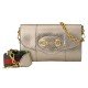 Horsebit 1955 small anaconda bag gold