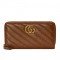 GG Marmont matelasse zip around wallet