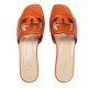 Ladies Interlocking GG Cutout Detail Slides