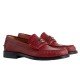 Interlocking GG Lizard Leather Loafers