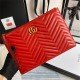 Gucci Marmont GG Red Heart Clutch