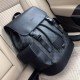 Gucci Leather Black Grey Men Backpack