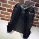 Gucci Black Authentic Leather Men Backpack