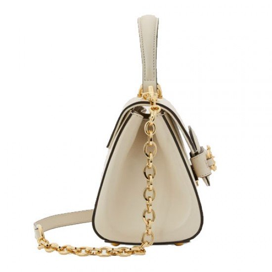 Horsebit 1955 top handle bag White