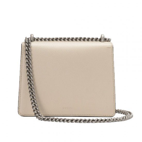 Dionysus Leather Mini Bag White