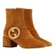 Women Gucci Blondie Ankle Boots Turmeric