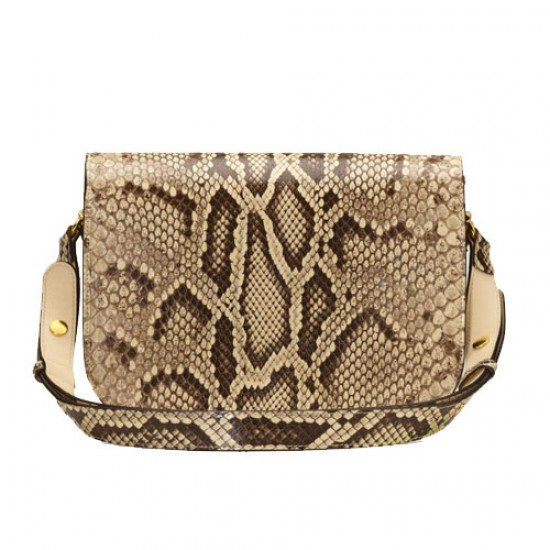 Horsebit 1955 python small bag white