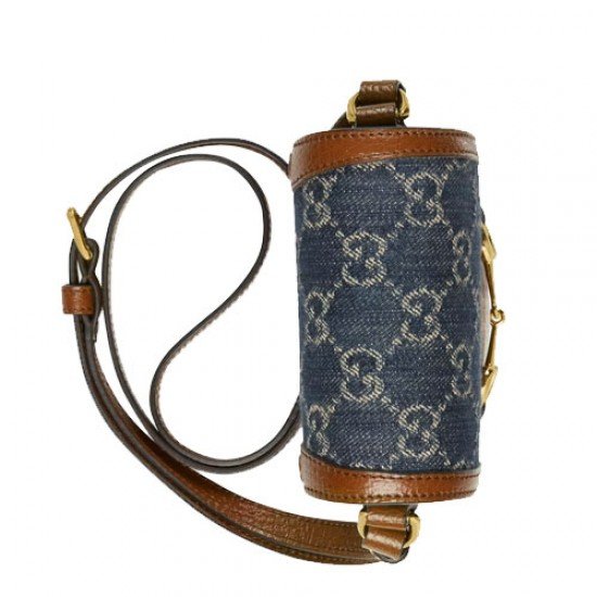 Gucci Horsebit 1955 mini bag blue