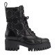 Womens GG Quilted Lace-Up Boots