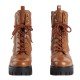 Women GG Quilted Lace-Up Boots