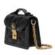 GG matelasse small top handle bag black