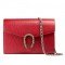 Dionysus Chain Leather Mini Bag Red