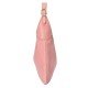 Medium crescent-shaped bag pink