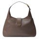 Medium crescent-shaped bag brown