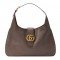 Medium crescent-shaped bag brown