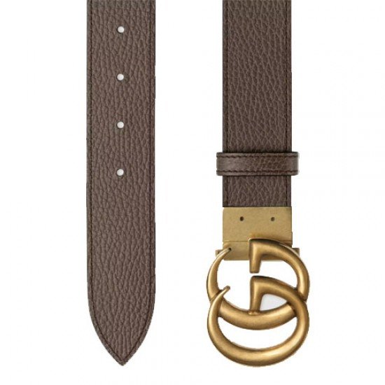 GG Marmont reversible belt Black brown