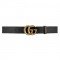 GG Marmont reversible belt Black brown