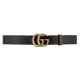 GG Marmont reversible belt Black brown