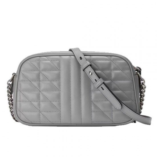 GG Marmont small shoulder bag grey