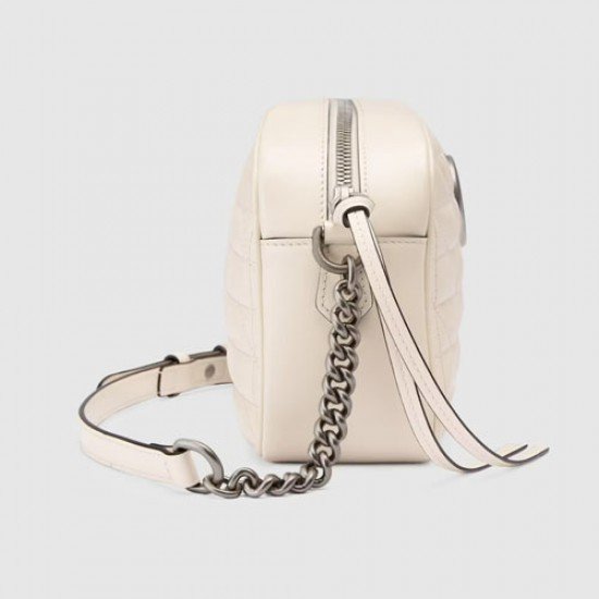 GG Marmont small shoulder bag White