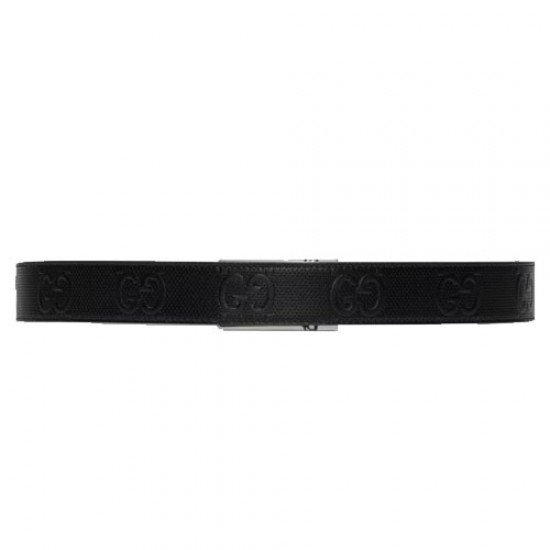 GG belt with rectangular buckle