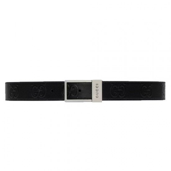 GG belt with rectangular buckle